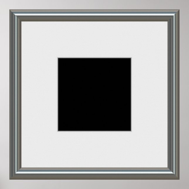 Pôster layout da imagem prateada (Frente)