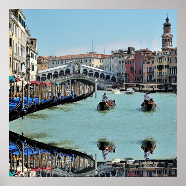 Poster ldp RIALTO BRIDGE - Veneza - Canal Grande (Frente)