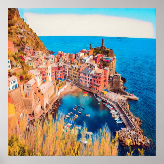 Poster ldp VERNAZZA - Cinque Terre - (Frente)