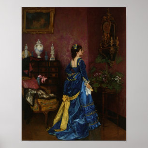 Poster Le Azul Veste, Auguste Toulmouche
