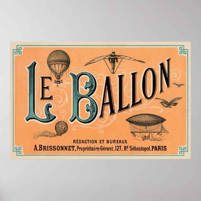 Poster Le Ballon (Frente)