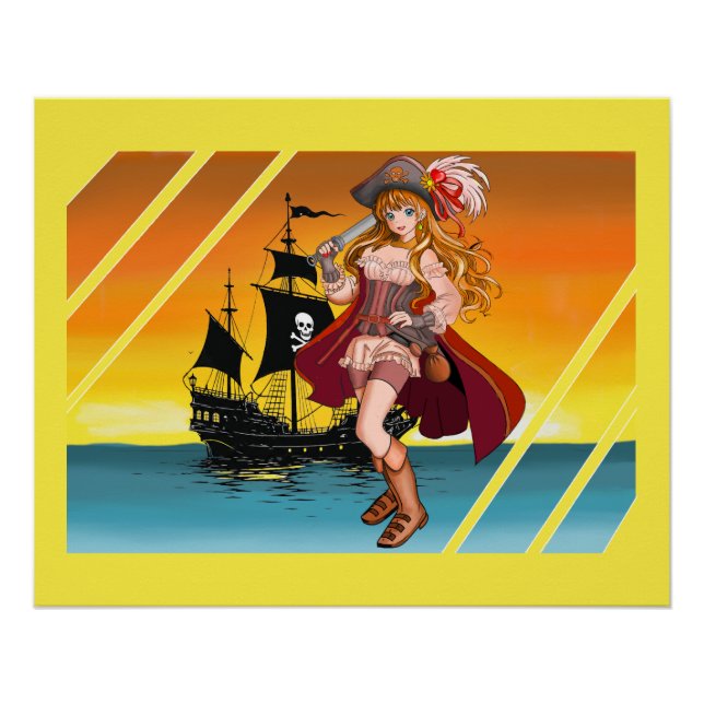 Pôster Le belle pirate. (Frente)