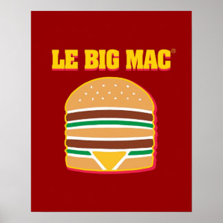 Poster Le Big Mac