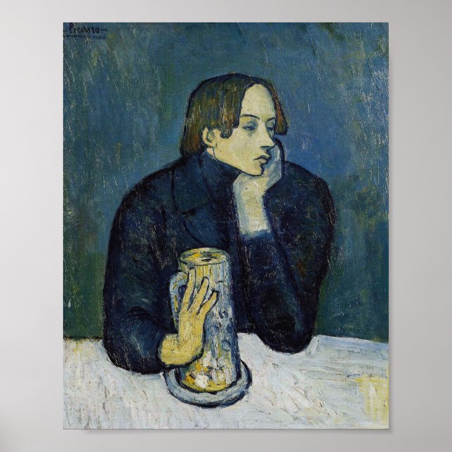 Poster Le Bock (Retrato de Jaime Sabartés) (Frente)