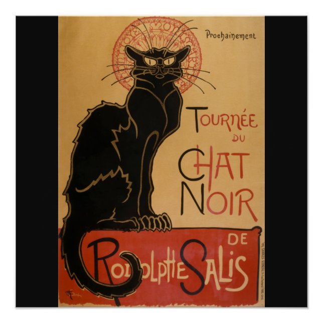 Pôster Le Chat Noir Original (Frente)