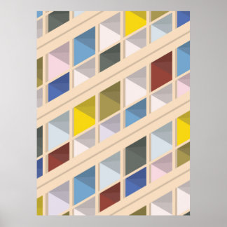 Poster Le Corbusier - Cité radieuse 5
