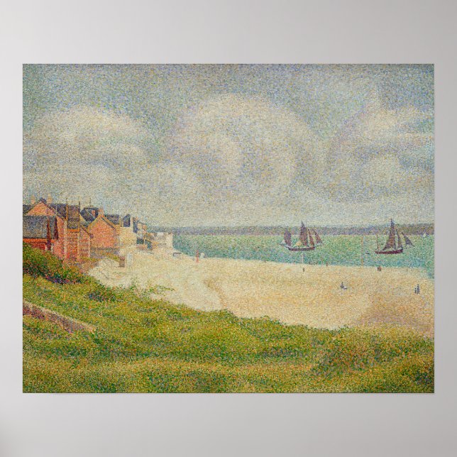 Pôster Le Crotoy a montante, 1889 (Frente)