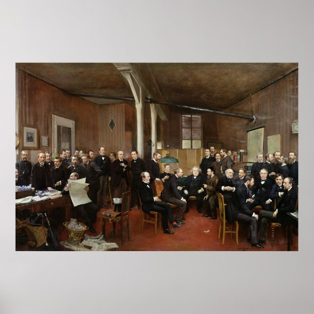 Pôster Le Diário des Debats, 1889 (Frente)