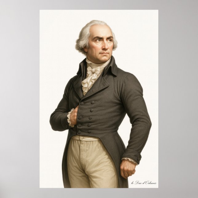 Poster Le Duc d'Orleans - French Revolution Print (Frente)