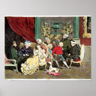 Pôster Le Faubourg Santo-Germano, gravado por Delpech