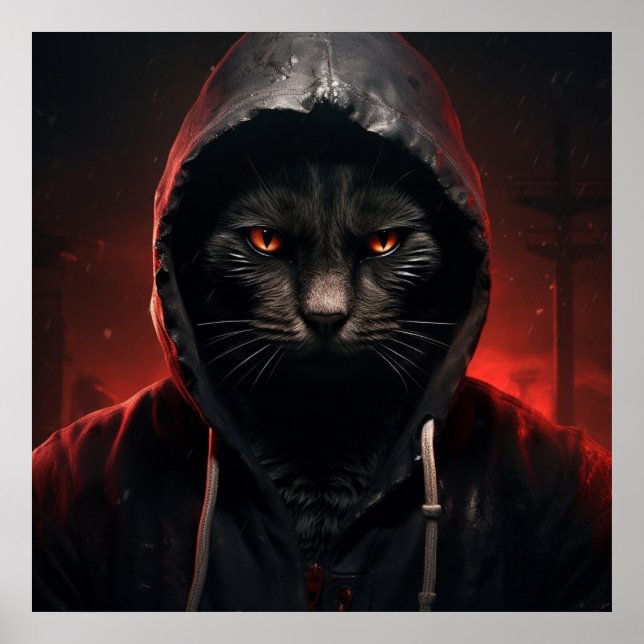 Poster Le frisson du félin (Frente)