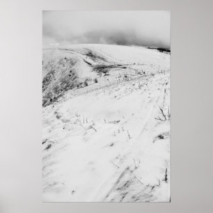 Poster Le Hohneck em Winter, Vosges, França