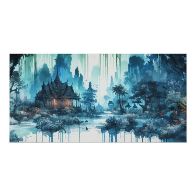 Pôster Le japon en coulure (Frente)