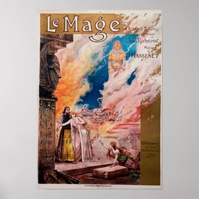 Poster Le Mage French Opera (Frente)