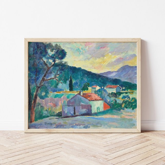 Poster Le Mas à Santo-Tropez | Henri Manguin (Criador carregado)