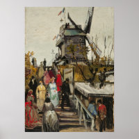 Le Moulin de Blute-Fin - Van Gogh - c1886