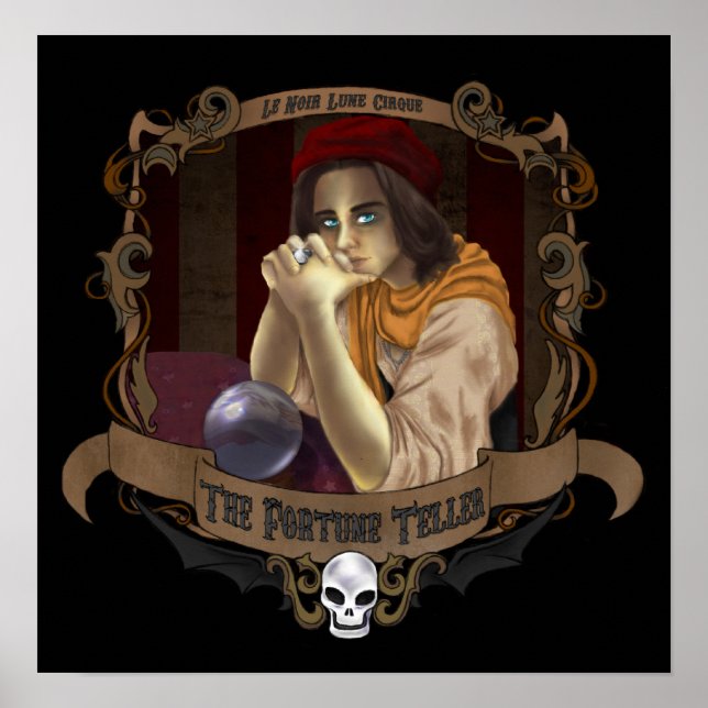Poster Le Noir Lune Cirque - A Vidente (Frente)