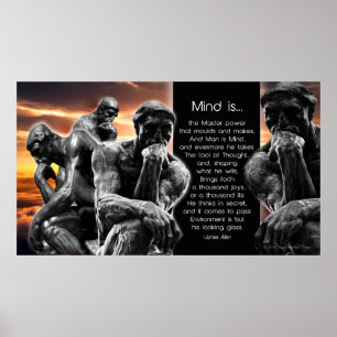 Pôster Le Penseur - O Pensador