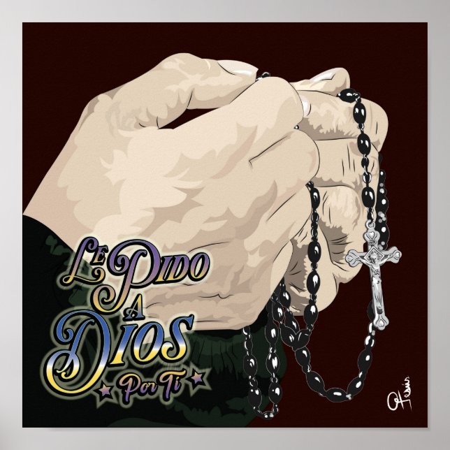 Poster Le Pido a Dios por Ti (Frente)