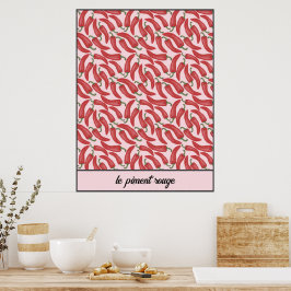 Poster Le Piment Rouge Personalizado