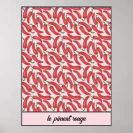 Poster Le Piment Rouge Personalizado