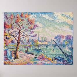Poster Le Pont Des Arts Paris | Paul Signac |
