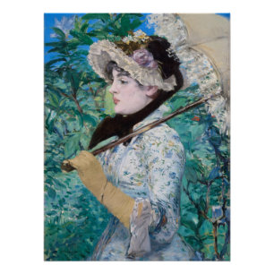 Pôster Le Printemps Édouard Manet Impressionista