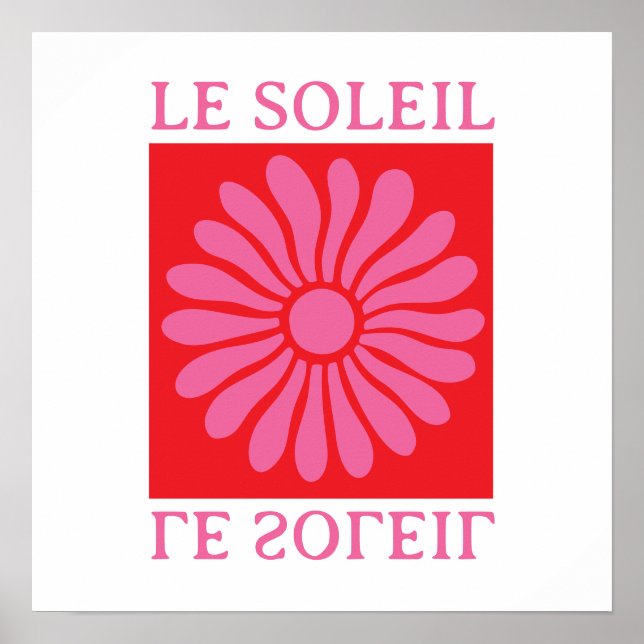 Poster Le soleil (Frente)