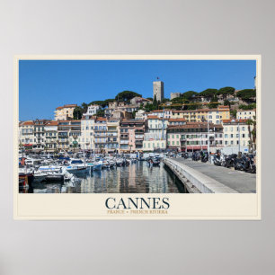 Poster Le Suquet e Vieux Port em Cannes