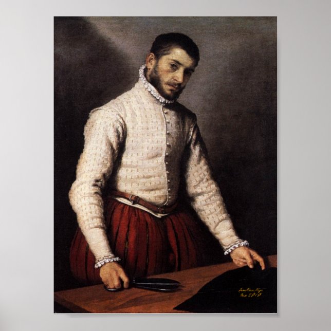 Pôster Le Tailleur , O Tailor Giovanni Battista Moroni (Frente)
