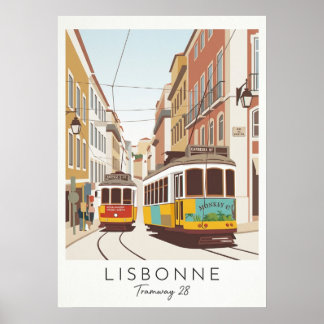 Poster Le Tram 28 de Lisbonne – Une icône du Portugal
