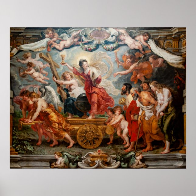 Poster Le Triomphe de la Foi Catholique (Frente)
