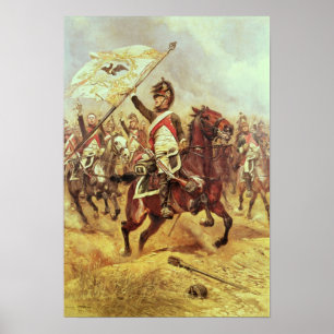 Poster "Le Trophee", 1806, 4o regimento do Dragoon, 1898