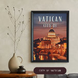 Poster Le Vaticano: un musée à ciel ouvert<br><div class="desc">Le Vaticano,  en forme longue l'État de la Cité du Vaticano ,  est un micro-État européen. Il s'agit du support territorial du Santo-Siège enclavé dans la ville et capitale italienne de Roma.</div>