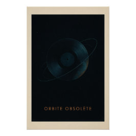 Pôster Le Vinyle en orbite - Poster
