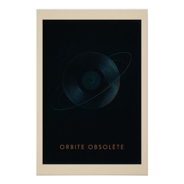 Pôster Le Vinyle en orbite - Poster (Frente)