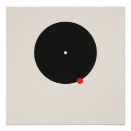 Pôster Le Vinyle Minimal - Poster
