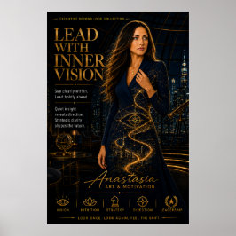 Poster Lead With Inner Vision – Executive Leadership Post