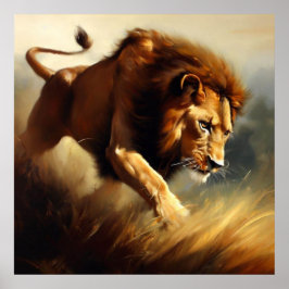 Poster Leão (12) Gato Selvagem