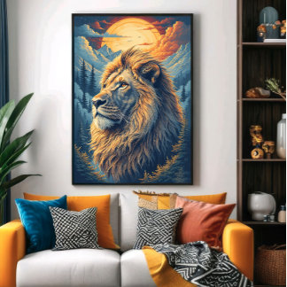 Poster Leão da Montanha Dourada