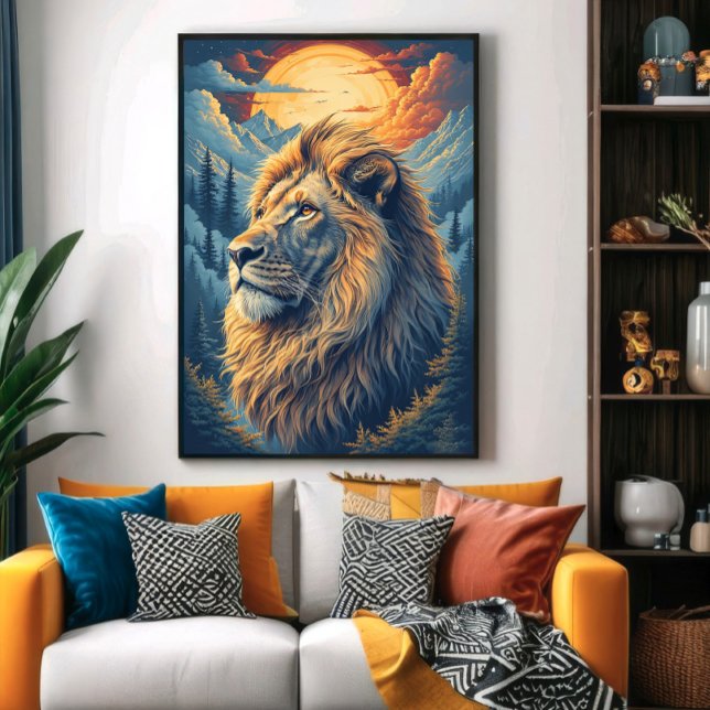 Poster Leão da Montanha Dourada (Criador carregado)