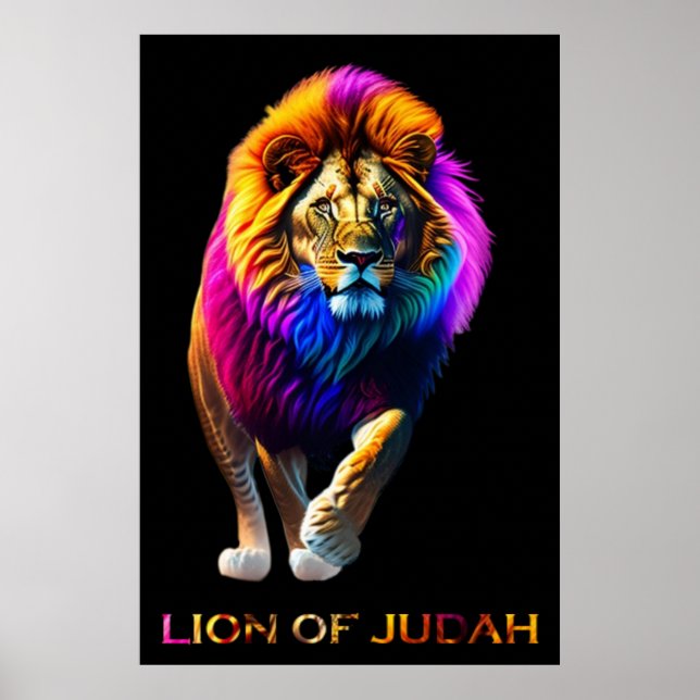 Poster Leão de Judah (Frente)