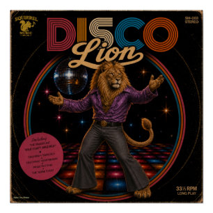 Pôster Leão Disco