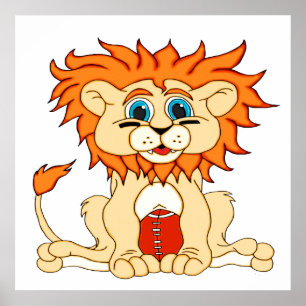 Poster Leão do futebol