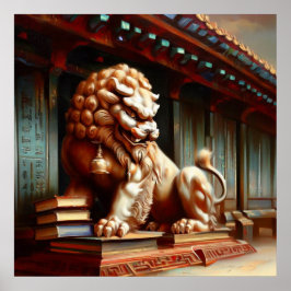 Poster Leão Foo Chinês (2)