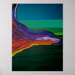 Pôster leão-marinho do dch