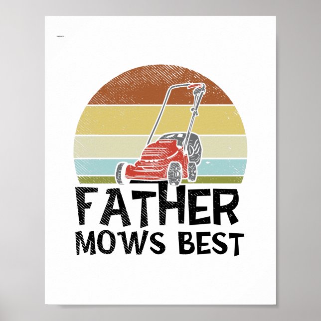 Poster Leão Remado - Padre Mows Best (Frente)