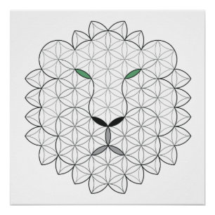 Pôster Leão Sagrado, B01/BW.