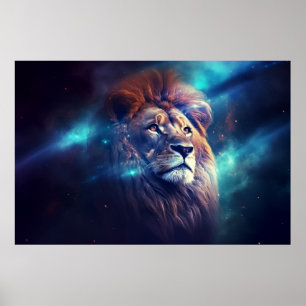 Poster Leão Selvagem Selvagem Selvagem Selvagem Selvagem