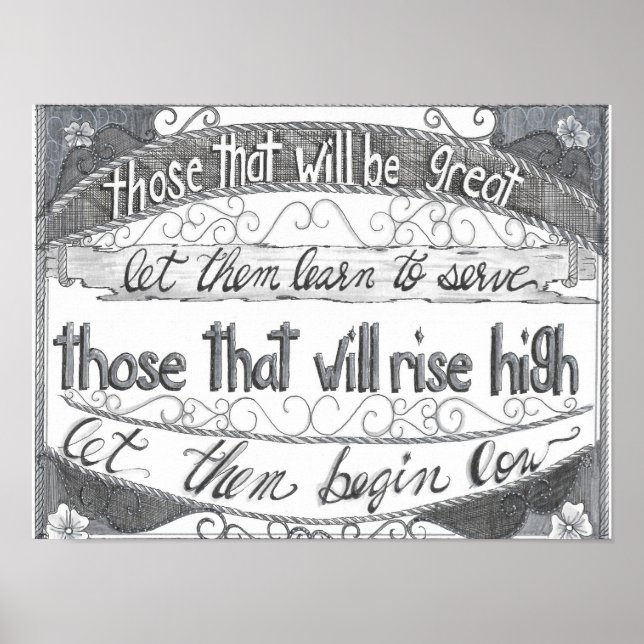 Poster Learn to Serve (Frente)